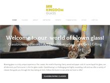 Tablet Screenshot of beekingdomglass.com